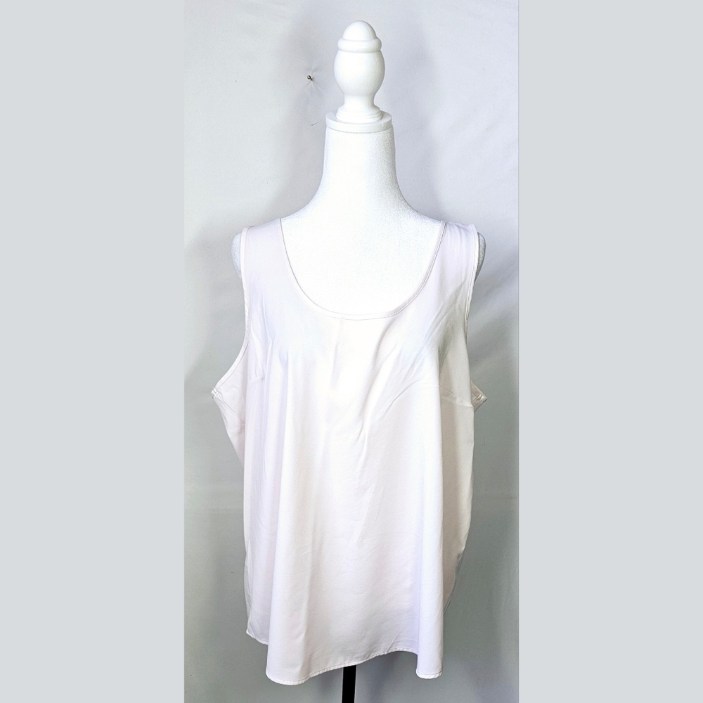 2XL Light Pink Casual Tank Top